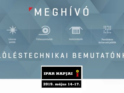 Meghívó az Ipar Napjai 2019 kiállításra