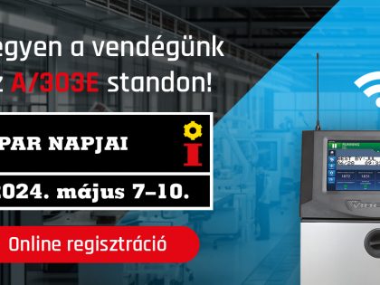 Meghívó az Ipar Napjai 2024 szakkiállításra